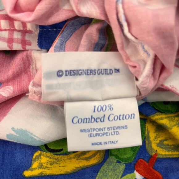 Designers Guild Duvet Cover Pillow Case Twin Cotton Whimsical Animal Sketch - Picture 9 of 10